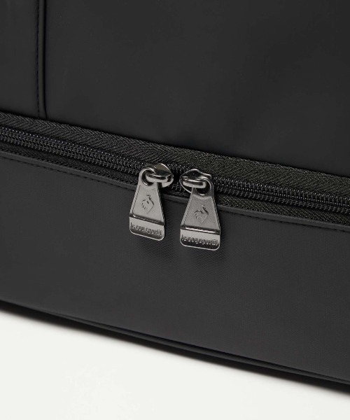 le coq sportif GOLF(ルコックスポルティフゴルフ)の「【le coq sportif GOLF】二層式ボストンバッグ(シューズ収納可能) ゴルフバック(ボストンバッグ・メンズ・ホワイト/ブラック/ネイビー・F)」の11枚目の写真