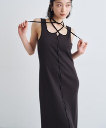 CODE A | chic border jersey dress(ワンピース)