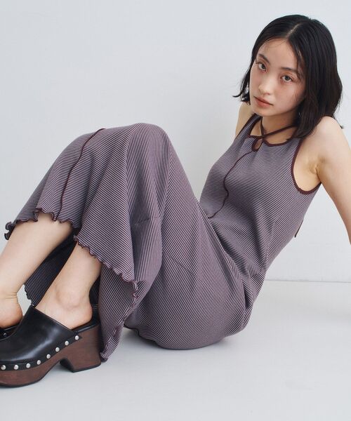 ワンピース Stretch jersey minidress MF5397_122R_F0002_S_OOO zed882199a_02.jpg