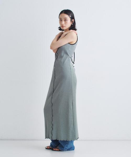 CODE A(コードエー)の「chic border jersey dress(ワンピース・レディース・ブラック系2/ホワイト系3/ブラウン系その他3・00)」の16枚目の写真