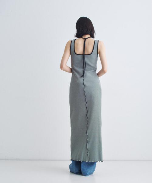 CODE A(コードエー)の「chic border jersey dress(ワンピース・レディース・ブラック系2/ホワイト系3/ブラウン系その他3・00)」の17枚目の写真