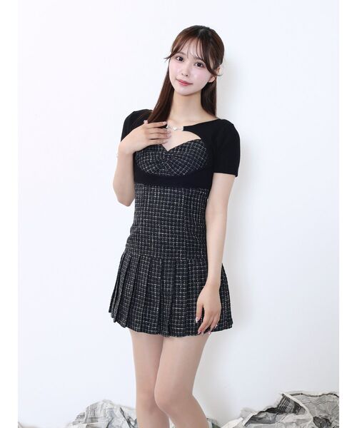 EATME（イートミー）の「ホルターネックレイヤードリブTOP（Tシャツ/カットソー・レディース・オレンジ/グレー/ブラック・FREE）」の11枚目の写真