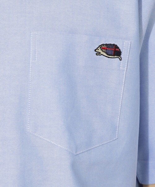 CB CRESTBRIDGE(シービークレストブリッジ)の「ヘッジホッグハーフスリーブシャツ(シャツ/ブラウス・レディース・オフホワイト/ブルー系その他4・1/2/3)」の16枚目の写真