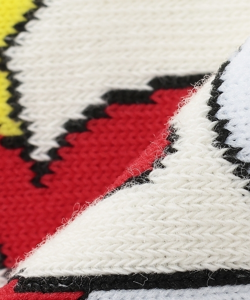 X-girl Stages(エックスガールステージス)の「ロゴ&キャラクターレッグウォーマー(その他ベビー用品・キッズ・アイボリー/レッド・F)」の6枚目の写真