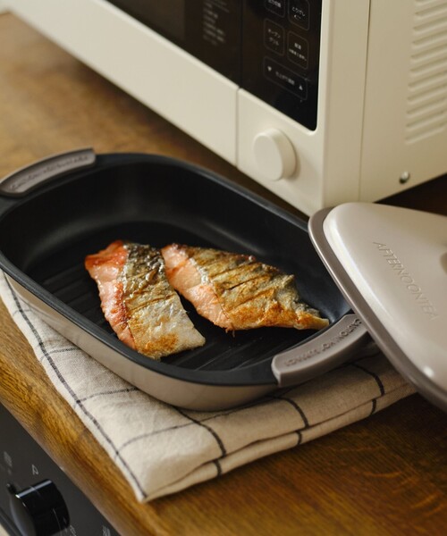 Afternoon Tea(アフタヌーンティー)の「ロゴワークスコパンレンジグリル(キッチン家電・レディース・グレー・ONE SIZE)」の1枚目の写真