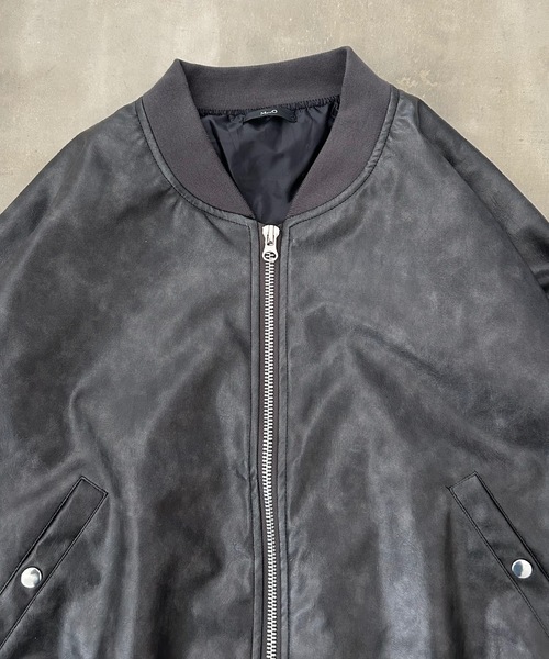 MandO(Auntie Rosa)(エムオー)の「ヴィンテージライクレザーブルゾン(ブルゾン・メンズ・ダークブラウン/ブラック・LARGE/MEDIUM)」の17枚目の写真