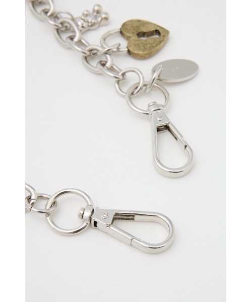 SLY(スライ)の「RANDOM CHARM DECO CHAIN ランダム チャーム デコ チェーン(チャーム・レディース・シルバー・FREE)」の5枚目の写真
