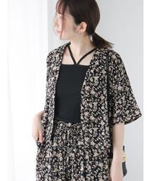 Te chichi TERRASSE（テチチテラス）の「リネン混オープンカラーシャツ（シャツ/ブラウス）」