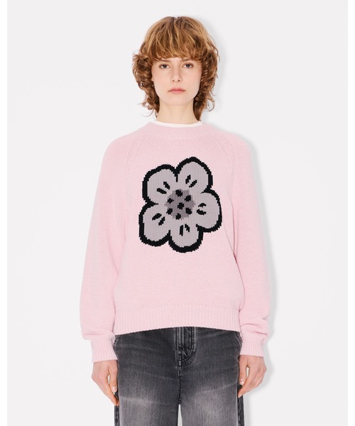 KENZO（ケンゾー）の「'Boke Flower' コットン ウール ジャンパー（その他トップス・レディース・ピンク系その他・SMALL/MEDIUM）」の5枚目の写真