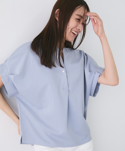 Jayro(ジャイロ)の「釦付きタックスリーブプルオーバー(Tシャツ/カットソー・レディース・ホワイト系その他/ブラック/グリーン/ブルー・M)」の19枚目の写真