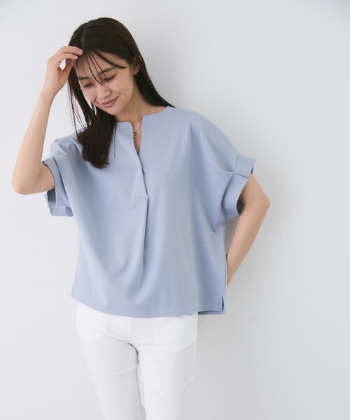 Jayro(ジャイロ)の「釦付きタックスリーブプルオーバー(Tシャツ/カットソー・レディース・ホワイト系その他/ブラック/グリーン/ブルー・M)」の20枚目の写真