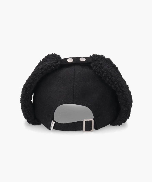 OVERRIDE(オーバーライド)の「OVERRIDE MELTON EARFLAP 6P CAP / オーバーライド(キャップ・レディース・グレー/ワイン/ブラック/キャメル・57~59cm)」の8枚目の写真