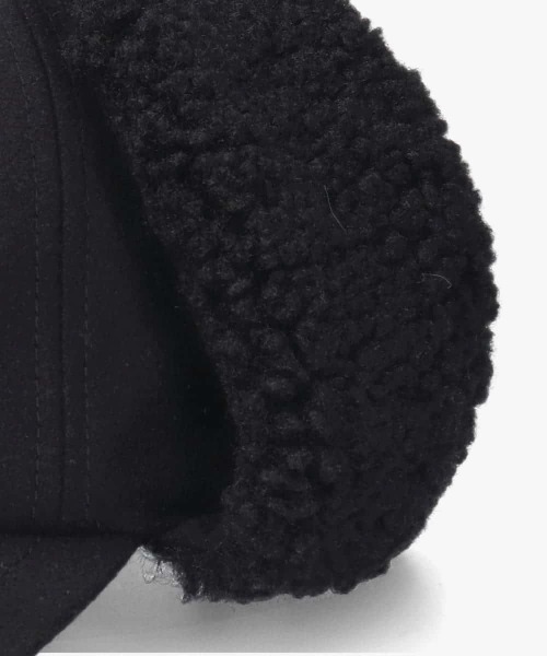 OVERRIDE(オーバーライド)の「OVERRIDE MELTON EARFLAP 6P CAP / オーバーライド(キャップ・レディース・グレー/ワイン/ブラック/キャメル・57~59cm)」の11枚目の写真