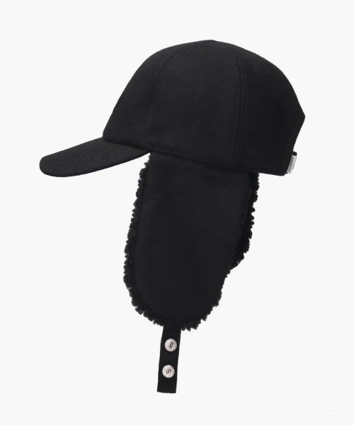 OVERRIDE(オーバーライド)の「OVERRIDE MELTON EARFLAP 6P CAP / オーバーライド(キャップ・レディース・グレー/ワイン/ブラック/キャメル・57~59cm)」の15枚目の写真