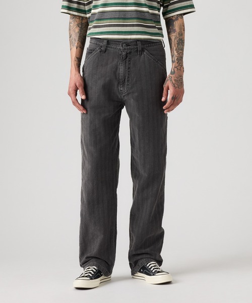 Levi's ストライプ ワークパンツ　型番568 31インチ Levi's/リーバイス WORKWEAR 568(TM) ルーズストレート