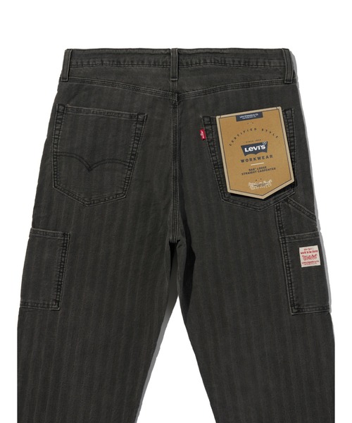 Levi's ストライプ ワークパンツ　型番568 31インチ Levi's/リーバイス WORKWEAR 568(TM) ルーズストレート