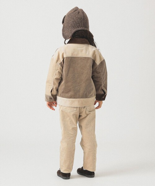 B:MING by BEAMS（ビーミングバイビームス）の「クレイジー コーデュロイ ブルゾン 2025FW（100～140cm）（ブルゾン・キッズ・ホワイト系その他5/ネイビー・120/110/100/140/130）」の12枚目の写真