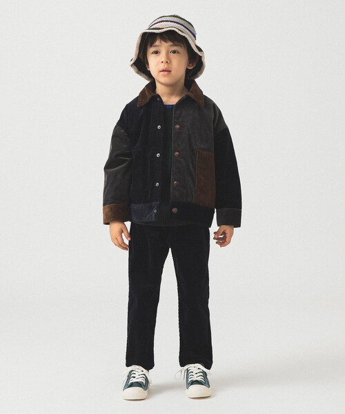 B:MING by BEAMS（ビーミングバイビームス）の「クレイジー コーデュロイ ブルゾン 2025FW（100～140cm）（ブルゾン・キッズ・ホワイト系その他5/ネイビー・120/110/100/140/130）」の14枚目の写真
