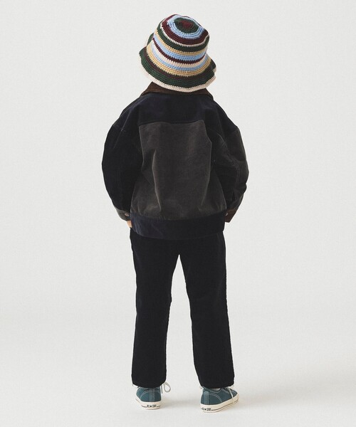 B:MING by BEAMS（ビーミングバイビームス）の「クレイジー コーデュロイ ブルゾン 2025FW（100～140cm）（ブルゾン・キッズ・ホワイト系その他5/ネイビー・120/110/100/140/130）」の15枚目の写真