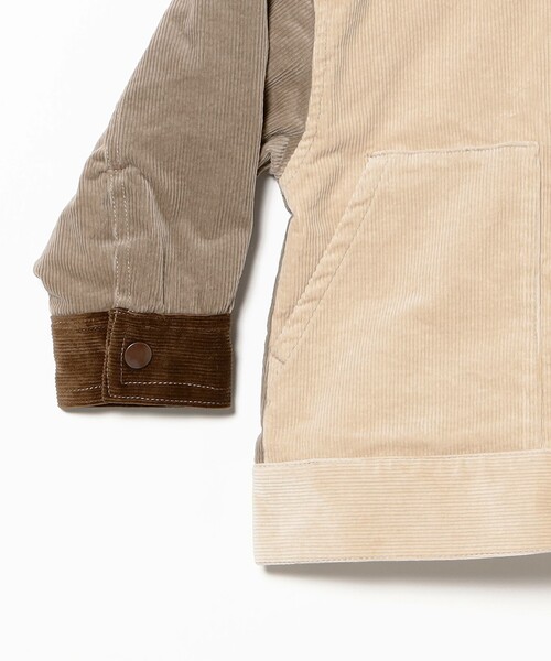B:MING by BEAMS（ビーミングバイビームス）の「クレイジー コーデュロイ ブルゾン 2025FW（100～140cm）（ブルゾン・キッズ・ホワイト系その他5/ネイビー・120/110/100/140/130）」の18枚目の写真