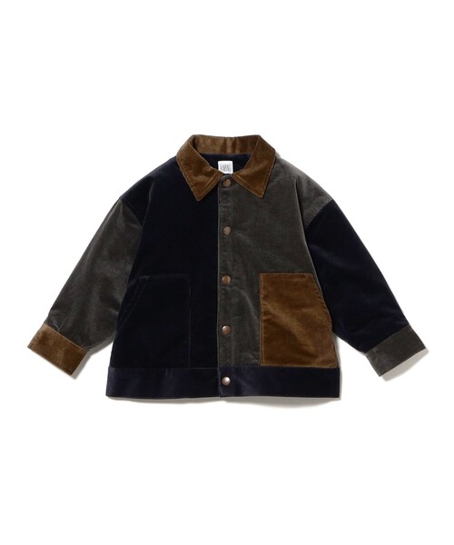 B:MING by BEAMS（ビーミングバイビームス）の「クレイジー コーデュロイ ブルゾン 2025FW（100～140cm）（ブルゾン・キッズ・ホワイト系その他5/ネイビー・120/110/100/140/130）」の22枚目の写真