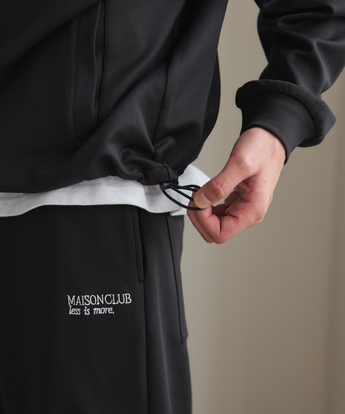 MAISON CLUB(メゾンクラブ)の「【MAISON CLUB】Professional Essential Stretch Track Jacket KKP / エッセンシャルストレッチトラックジャケット ジャージ AENNOYORK(ジャージ・メンズ・ブラウン/グレー/ブラック・M/L)」の7枚目の写真