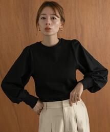 URBAN RESEARCH Sonny Label | 『WEB限定』パフスリーブコンビプルオーバー(Tシャツ/カットソー)