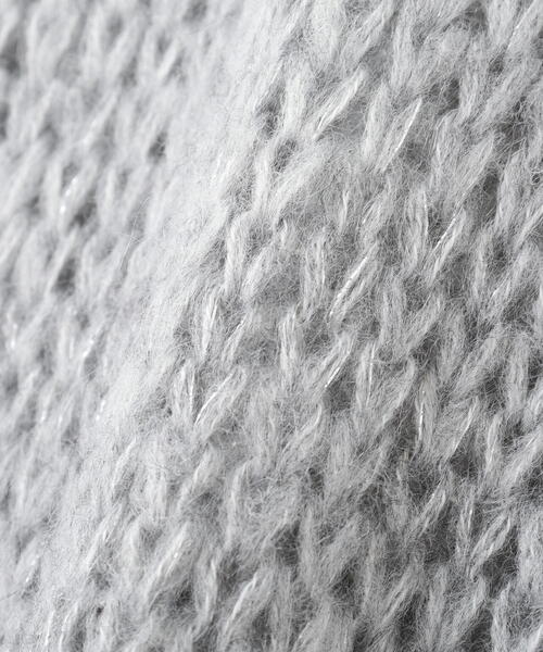 FREE'S MART（フリーズマート）の「◆シアーモヘヤライクラメニット（ニット/セーター・レディース・ホワイト/グレー/ブルー/ボルドー・FREE）」の11枚目の写真