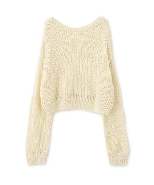 FREE'S MART（フリーズマート）の「◆シアーモヘヤライクラメニット（ニット/セーター・レディース・ホワイト/グレー/ブルー/ボルドー・FREE）」の12枚目の写真