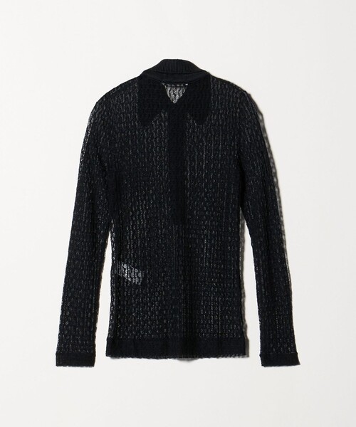 TOGA PULLA（トーガ　プルラ）の「＜TOGA PULLA＞レースニットポロプルオーバー（ニット/セーター・レディース・ブラック/イエロー・36）」の7枚目の写真