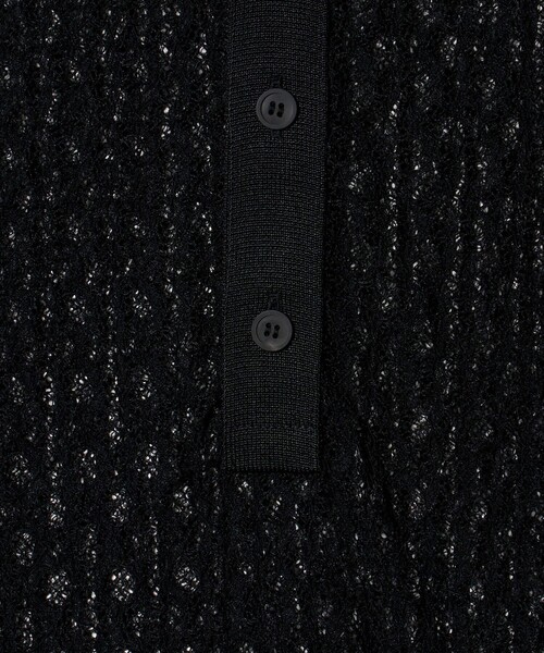 セール】＜TOGA PULLA＞レースニットポロプルオーバー（ニット