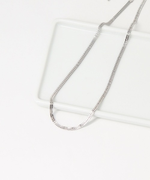 Gready Brilliant（グレディブリリアン）の「スネークチェーンネックレス（ネックレス・レディース・シルバー/ゴールド・FREE）」の16枚目の写真