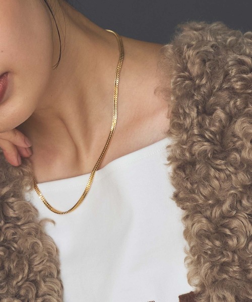 Gready Brilliant（グレディブリリアン）の「スネークチェーンネックレス（ネックレス・レディース・シルバー/ゴールド・FREE）」の7枚目の写真
