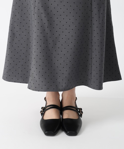 31 Sons de mode（トランテアン　ソン　ドゥ　モード）の「2025秋冬新作 アソート柄ベルト付マーメイドスカート（スカート・レディース・ブラック/グレー/ベージュ/マスタード・M/S）」の14枚目の写真