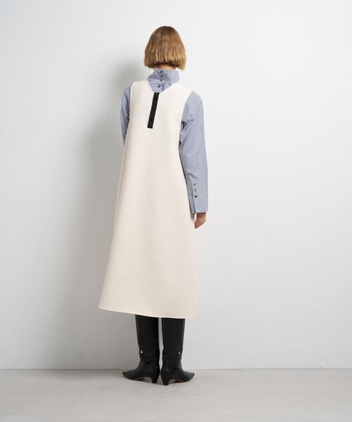LANVIN en Bleu(ランバンオンブルー)の「トリプルクロスフレアジャンスカワンピース(ワンピース・レディース・オフホワイト/ブラック・38/36)」の13枚目の写真