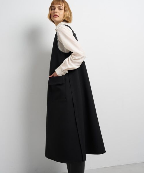 LANVIN en Bleu(ランバンオンブルー)の「トリプルクロスフレアジャンスカワンピース(ワンピース・レディース・オフホワイト/ブラック・38/36)」の6枚目の写真