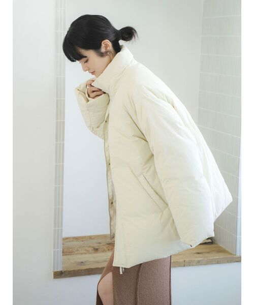ミドル丈ルーズシルエットダウン（ダウンジャケット/コート