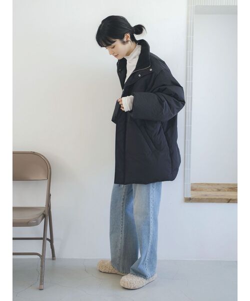 セール】ミドル丈ルーズシルエットダウン（ダウンジャケット/コート