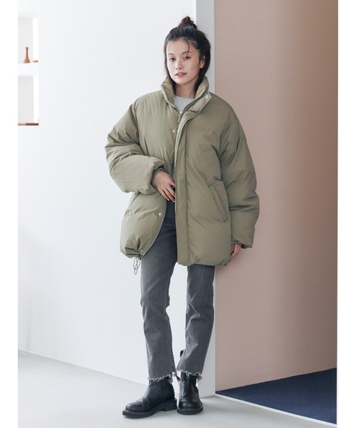 ungrid アングリッド ミドル丈ルーズシルエットダウン セール】ミドル丈ルーズシルエットダウン（ダウンジャケット/コート