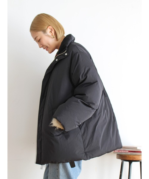 ミドル丈ルーズシルエットダウン（ダウンジャケット/コート