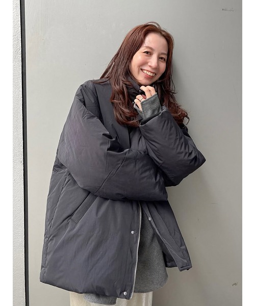 セール】ミドル丈ルーズシルエットダウン（ダウンジャケット/コート