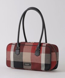 BLUE LABEL CRESTBRIDGE（ブルーレーベルクレストブリッジ）の「クレストブリッジチェックキャンバスボストンバッグ（ボストンバッグ）」