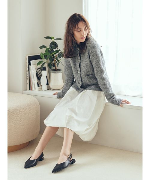 Mila Owen（ミラオーウェン）の「スリングパンプス（パンプス・レディース・アイボリー/ブラック/カーキ・36/37/38）」の17枚目の写真