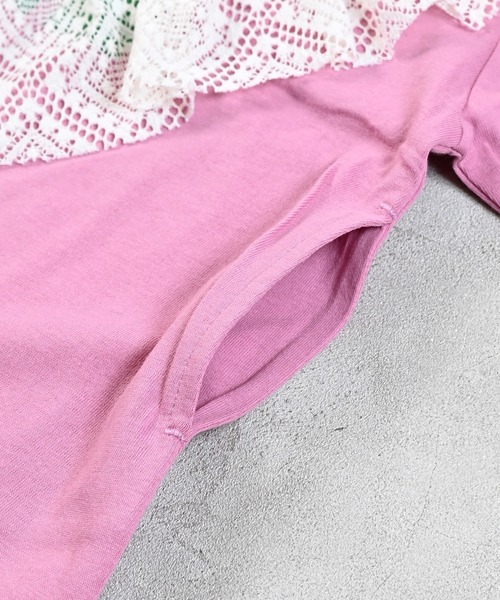 MARKEY'S(マーキーズ)の「レースフリルワンピース(ワンピース・キッズ・オレンジ/ピンク/オフホワイト・90/100/110/120/130/140/150)」の19枚目の写真