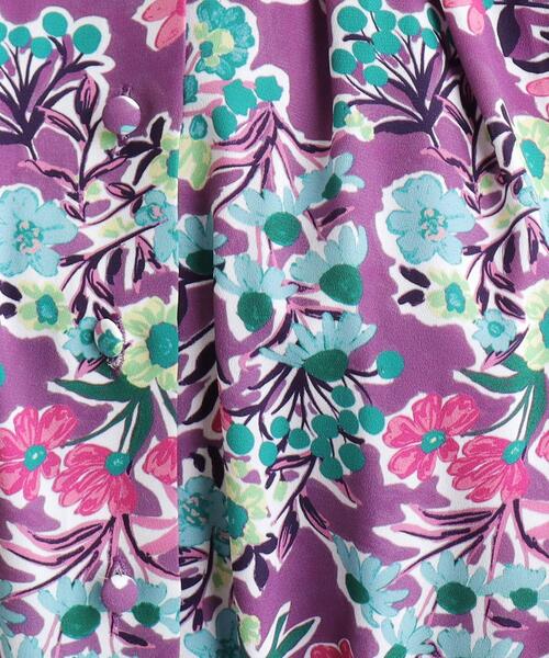 LAURA ASHLEY(ローラアシュレイ)の「【WEB限定/洗える】ハニーボーン柄 ワンピース(ワンピース・レディース・パープル系5/ブルー系・42/40/38)」の6枚目の写真