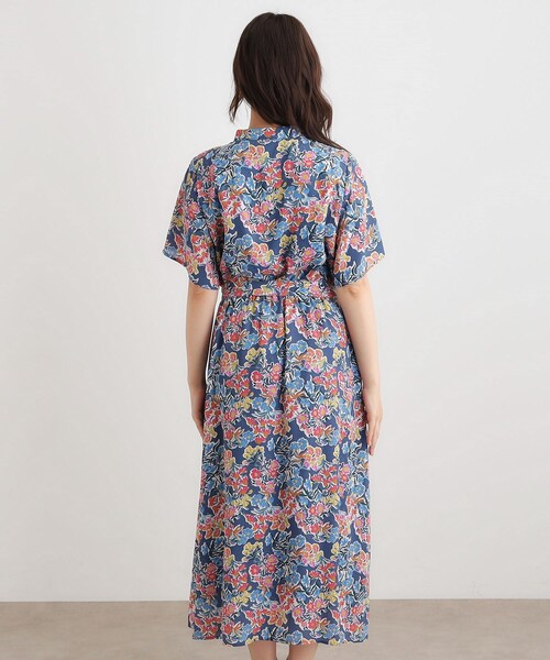 LAURA ASHLEY(ローラアシュレイ)の「【WEB限定/洗える】ハニーボーン柄 ワンピース(ワンピース・レディース・パープル系5/ブルー系・42/40/38)」の13枚目の写真