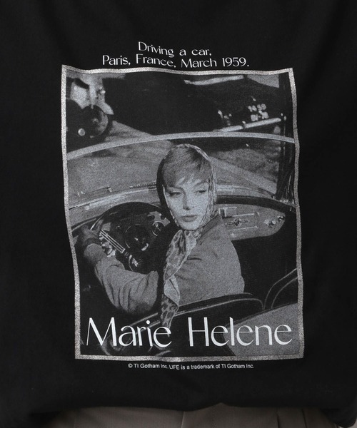 A part by（アパートバイ）の「【別注】LIFEアソートフォトロンT（Tシャツ/カットソー・レディース・オフホワイト/ホワイト系その他5/ブラック・FREE）」の12枚目の写真