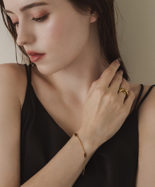 muku(ムク)の「BRACELET/Muku×AZUKI(ブレスレット・レディース・シルバー/ゴールド・FREE)」の7枚目の写真