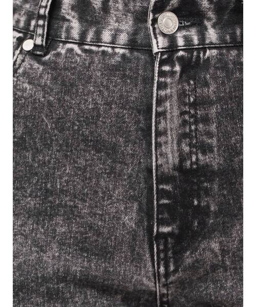 MURUA(ムルーア)の「【セットアップ対応】ジップヘムスキニーデニム(デニムパンツ・レディース・ブラック・1/2)」の5枚目の写真
