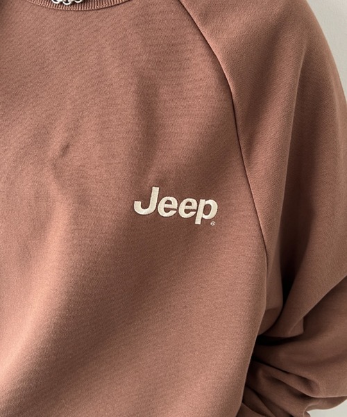 JEEP(ジープ)の「【日本未発売/WEB限定】JEEP(ジープ)/バックプリント プルオーバー スウェット/Back Point Raglan Sweatshirt(スウェット・レディース・ダークグレー/ブラウン/レッド/ブルー・S/M/L/XL)」の5枚目の写真